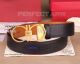 Perfect Replica Salvatoye Ferragamo Gold Buckle Black Belt Brown Back (2)_th.jpg